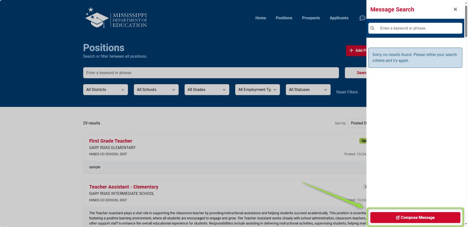 This image shows the Compose Message button to start a new message. , Picture